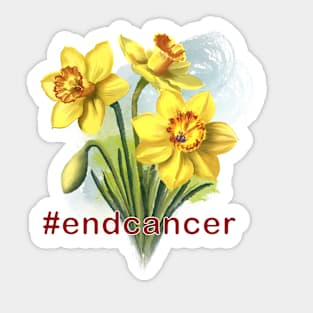 Daffodils For Cancer Hope Sticker